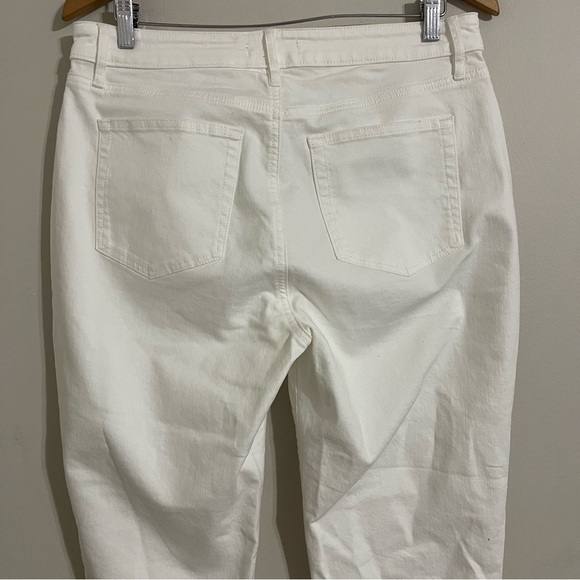 Loft white girlfriend jeans 10 - Picture 8 of 11